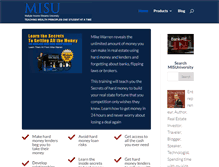 Tablet Screenshot of misuniversity.com